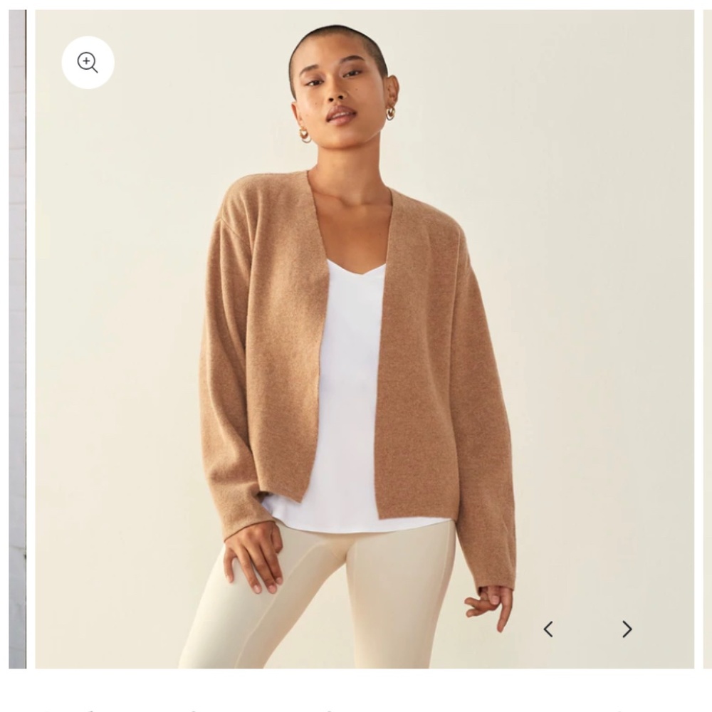 Aday Camel Cardigan